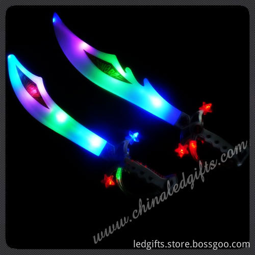flahsing sword